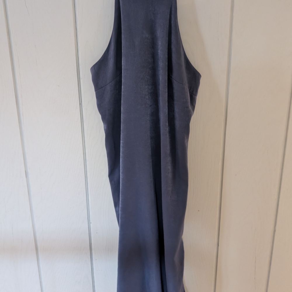 Soprano Backless Dress in Charcoal